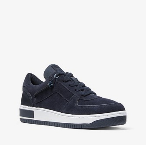 michael michael kors jaden suede sneaker